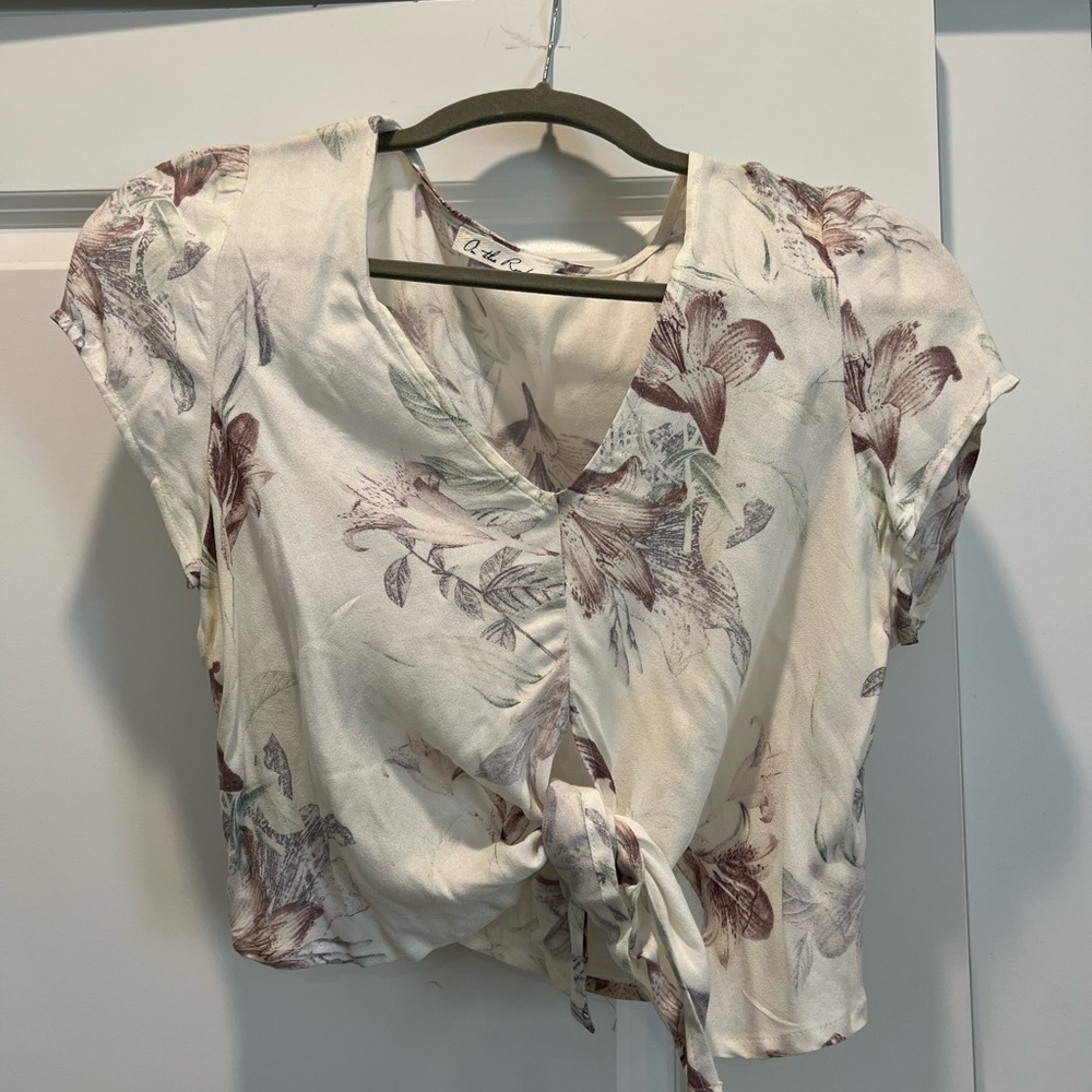 Matching Set - Crop Top & High/Low Skirt. Worn once. No signs of wear!